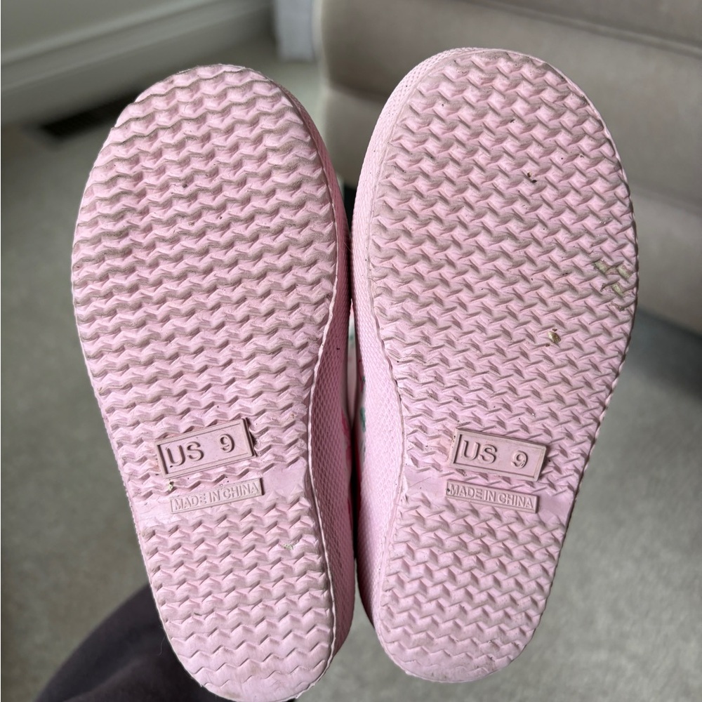 Hunter x LoveShackFancy Girls Pink Floral Bow Rain Boots - Picture 7 of 10